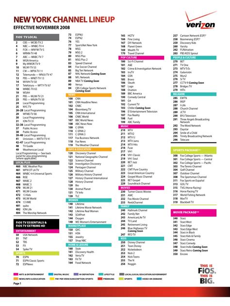 verizon fios channel guide printable.